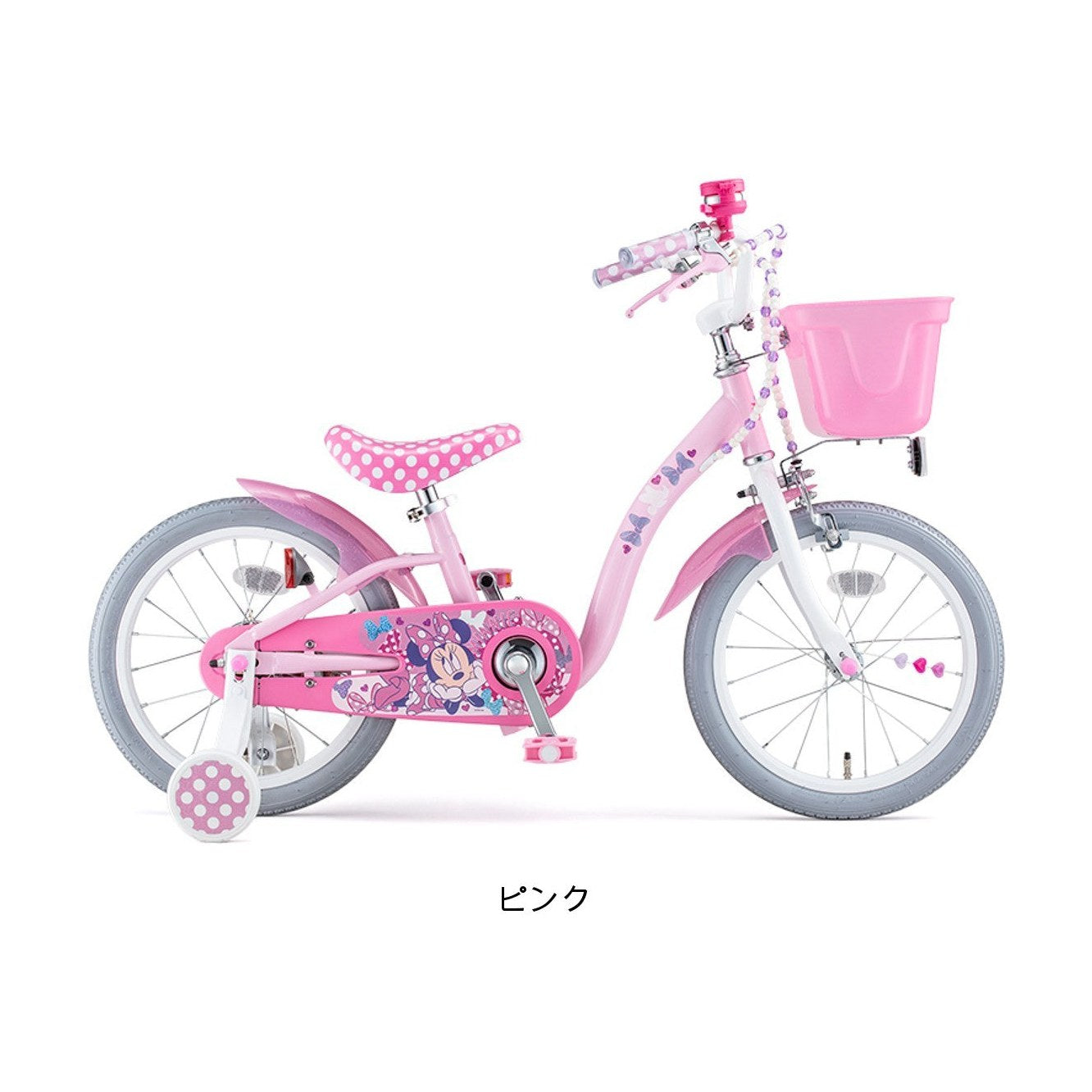 MoniCard ピンク 台座付き ミニーマウス ポルカドット S18｜アイデス – サイクルスポット