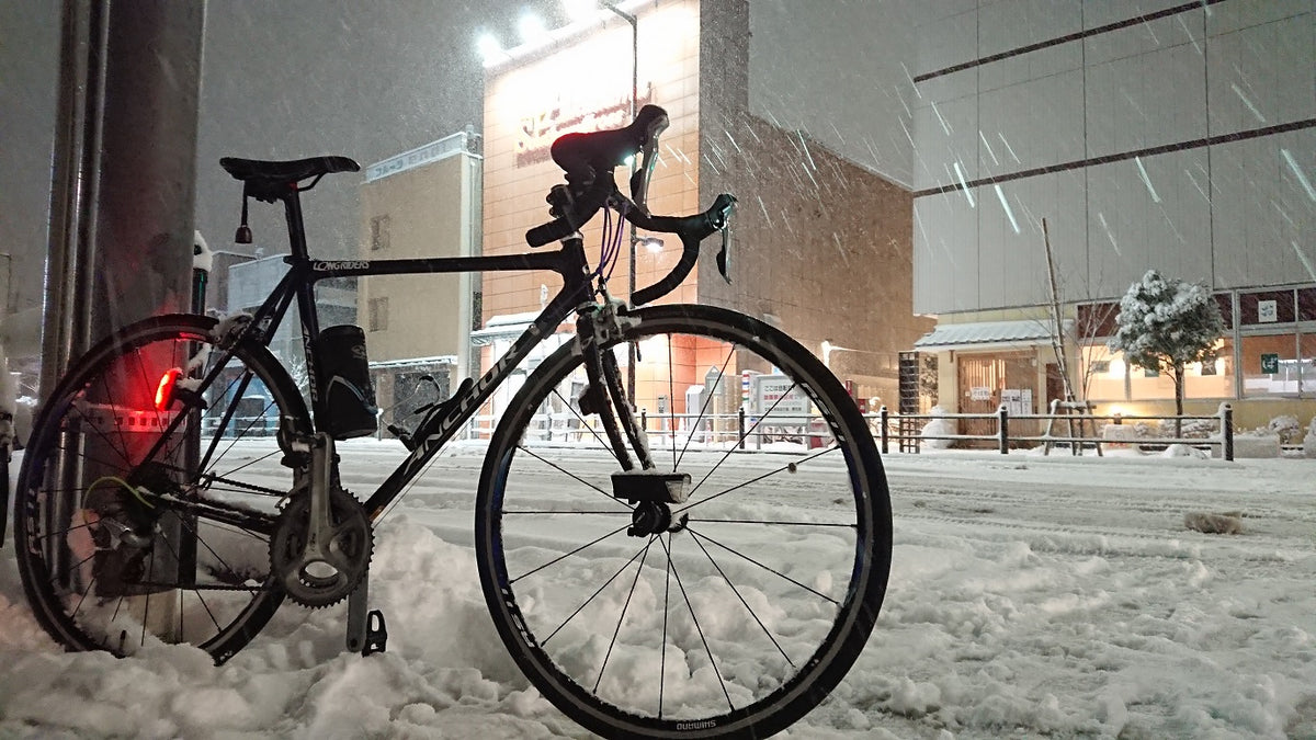 雪でも自転車漕げます！（安全第一で！）