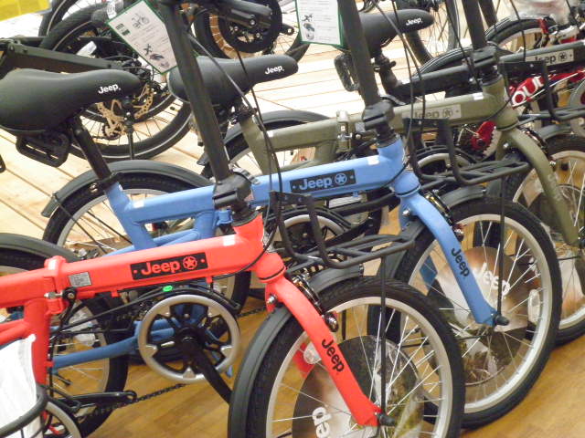 どこよりも早く！！JEEPの折りたたみ自転車　NEW　MODEL　入荷しました！