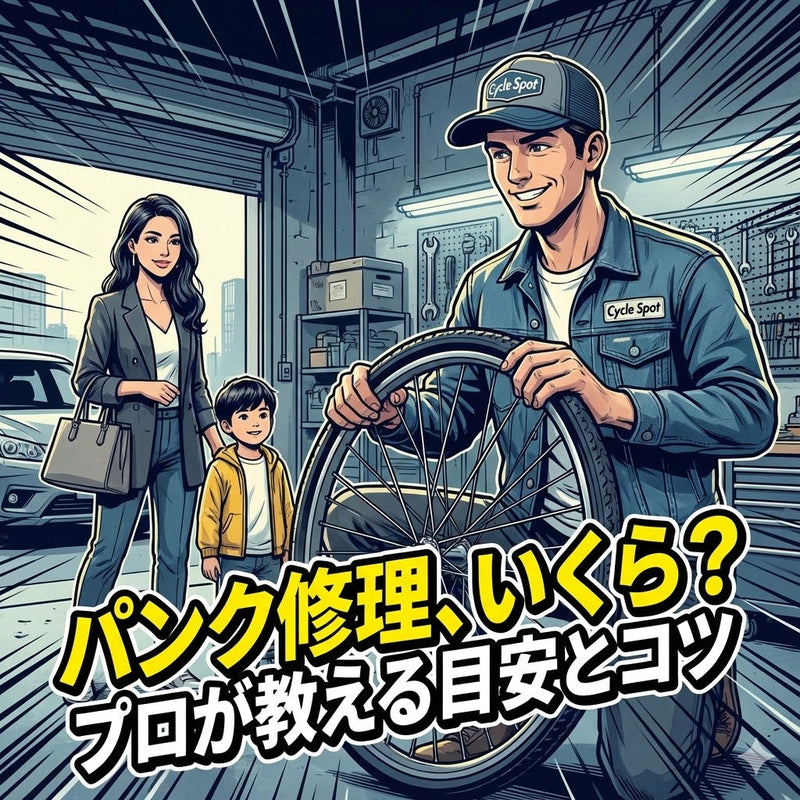 「自転車のパンク修理、いくらかかる？」時間は？値段は？プロが教える修理の目安と“実は無料かも”な話