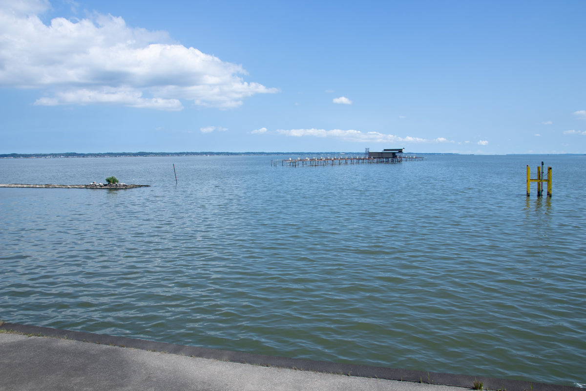 歩崎公園より見た霞ヶ浦（茨城県かすみがうら市）