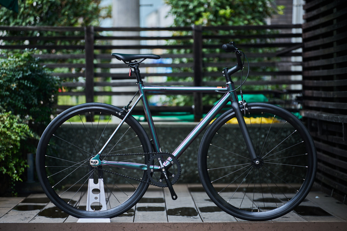 真横から見た自転車