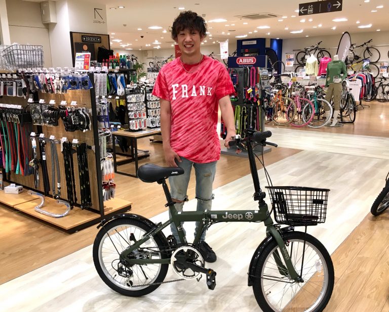 オリーブがカッコいい!!Jeep折りたたみ自転車!お客様紹介~♪ ル・サイク静岡モディ 自転車専門店 サイクルスポット/ル・サイク オリーブがカッコいい!!Jeep折りたたみ自転車!お客様紹介~♪ ル・サイク静岡モディ 自転車専門店 サイクルスポット/ル・サイク