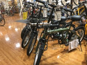 オリーブがカッコいい ｊｅｅｐ折りたたみ自転車 お客様紹介 ル サイク静岡モディ 自転車専門店 サイクルスポット ル サイク