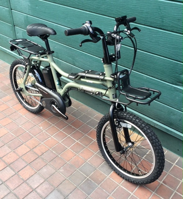 電動自転車　パナソニック　EZ カーキ　美品