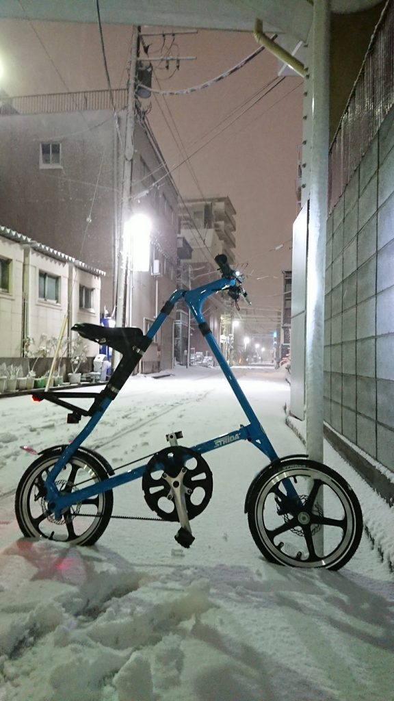 雪でも自転車漕げます 安全第一で サイクルスポット武蔵小山 自転車専門店 サイクルスポット ル サイク