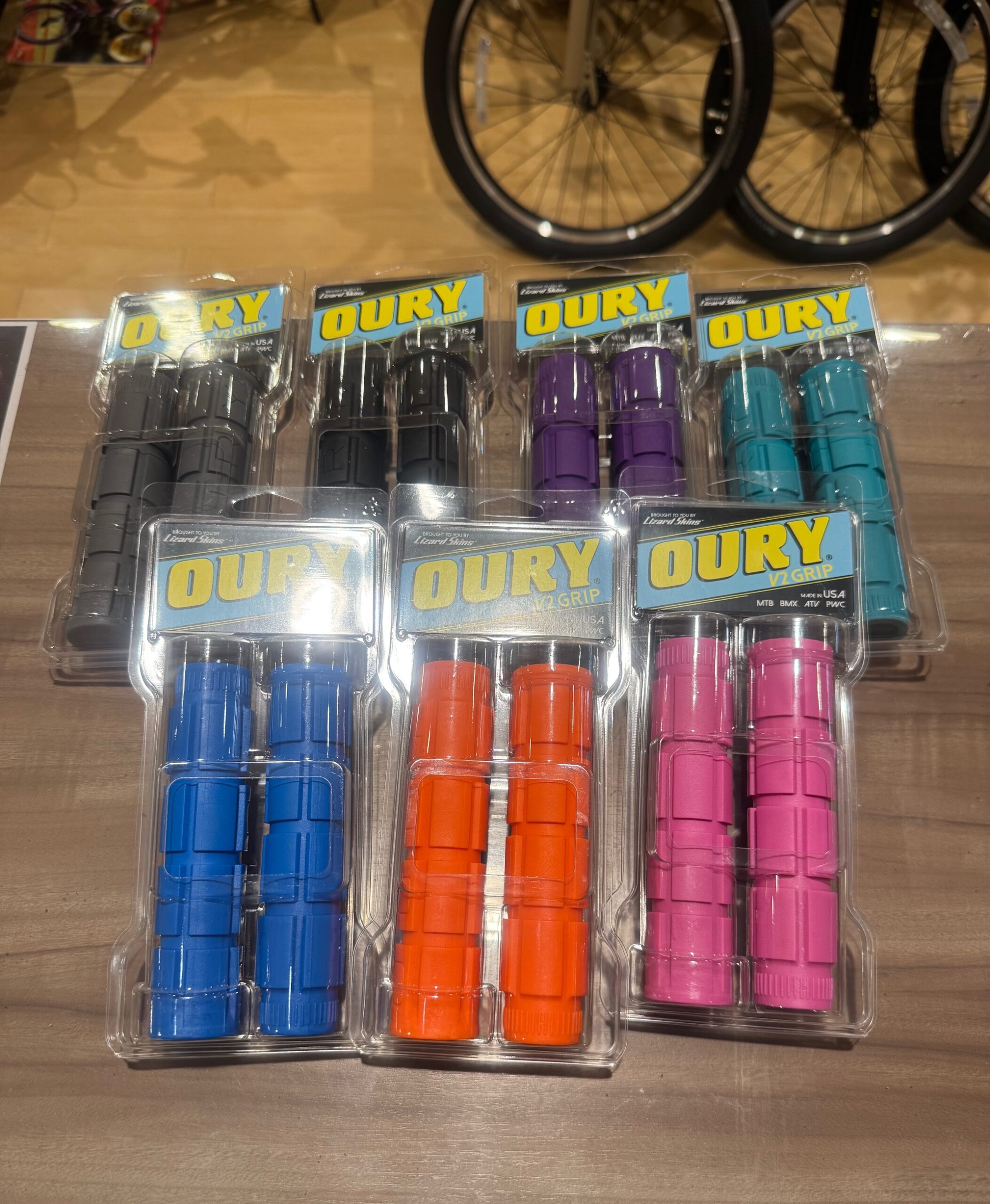 OURYのグリップで個性全開！